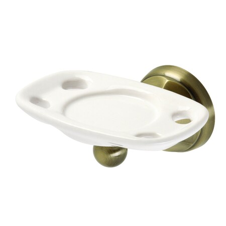 Kingston Brass BA4816AB Toothbrush and Tumbler Holder, Antique Brass BA4816AB